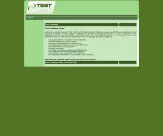 Testking.pk(Testking Provides Free Test King Certification Training Exam) Screenshot