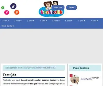 Testkolik.com(Test Çöz) Screenshot