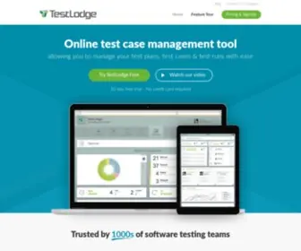Testlodge.com(Online Test Case Management Tool) Screenshot