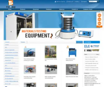 Testmould.com(Testing machine for the construction industrial) Screenshot