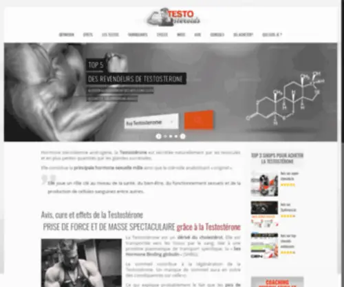 Testo-Steroids.com(Testo Steroids) Screenshot