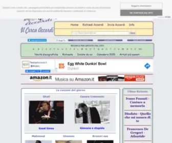 Testoeaccordi.it(Testo e Accordi) Screenshot
