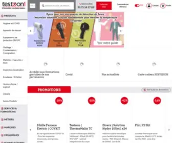Testoon.com(Le site de la mesure) Screenshot
