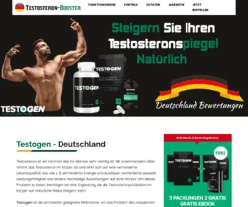 Testosterondeutschland.com(Testogen Deutschland) Screenshot