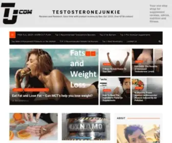Testosteronejunkie.com(Reviews and Research. Save time with product reviews by Ben. Est) Screenshot