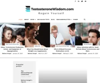 Testosteronewisdom.com(Testosterone Wisdom) Screenshot