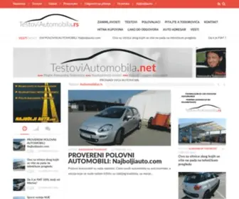 Testoviautomobila.rs(Testovi automobila) Screenshot