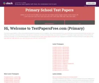 Testpapersfree.com(2020 FREE TEST PAPERS) Screenshot
