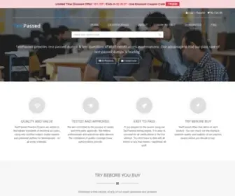 Testpassed.com(Test passed) Screenshot