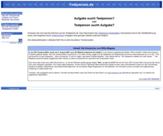 Testperson.de(Infos) Screenshot