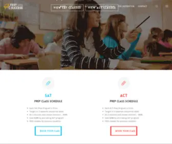 Testprep4Success.com(SAT & ACT Test Prep Classes) Screenshot