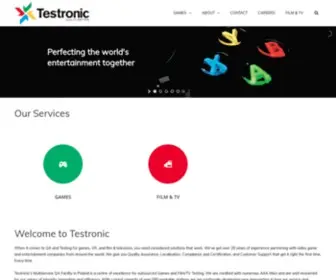 Testroniclabs.com(Quality Assurance) Screenshot