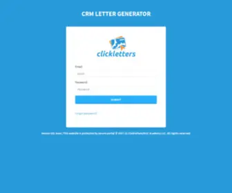 Testrtg.com(CRM LETTER GENERATOR) Screenshot