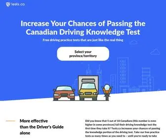 Tests.ca(Free Driving Test Practice) Screenshot