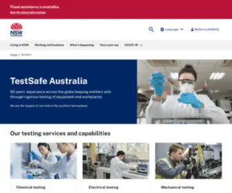 Testsafe.com.au(Certification) Screenshot