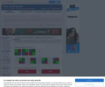 Testsdeqi.com(#1 du Monde) Screenshot