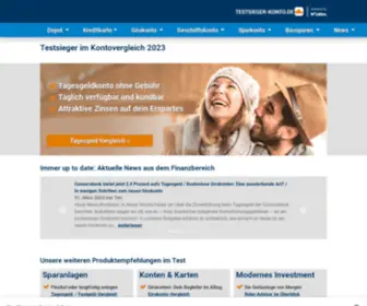 Testsieger-Konto.de(Testsieger im Kontovergleich) Screenshot