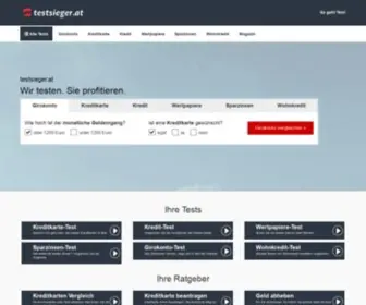 Testsieger.at(Finanzvergleich für Österreich) Screenshot