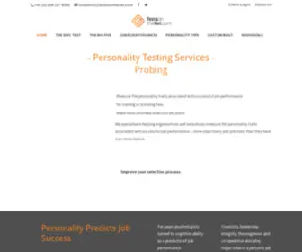 Testsonthenet.com(Tests on the Net) Screenshot