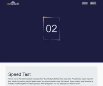Testspeed.it(Internet Speed Test) Screenshot