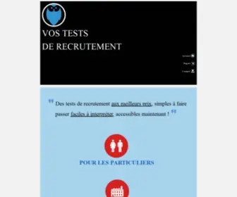 Testsrecrutement.fr(Test de recrutement) Screenshot