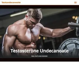 Testundecanoate.com(Testosterone Undecanoate) Screenshot