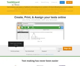 Testwizard.com(Test Wizard) Screenshot