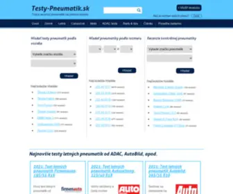 Testy-Pneumatik.sk(Test pneumatík 2024) Screenshot