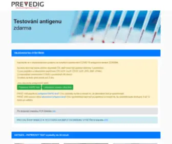 Testynacovid.cz(Prevedig) Screenshot