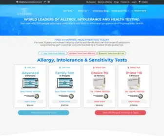 Testyourintolerance.co.nz(#1 Food Intolerance & Allergy Tests) Screenshot