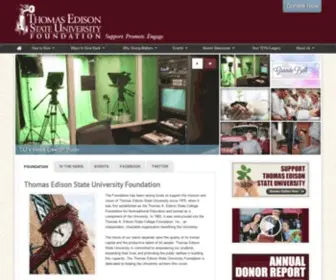 Tesufoundation.org(Thomas Edison State University Foundation Website) Screenshot