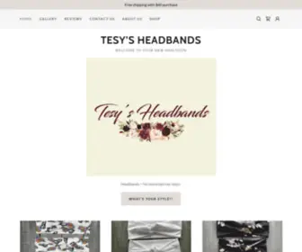 Tesyheadbands.com(Tesy’s Headbands) Screenshot