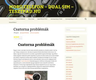 Tesztpad.hu(Hírek) Screenshot