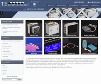 Tetech.com(Industrial Cooling Products) Screenshot