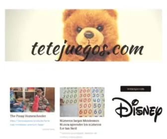 Tetejuegos.com(Juegos Infantiles) Screenshot