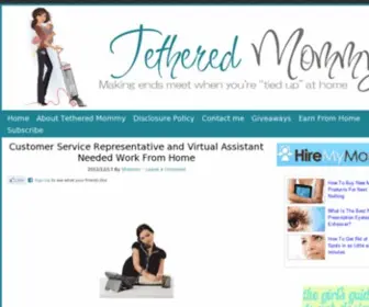 Tetheredmommy.com(Tethered Mommy) Screenshot