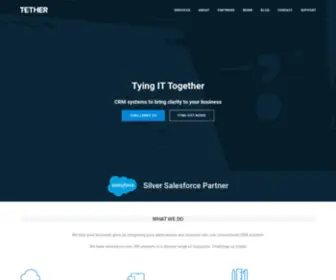 Tether.ie(Salesforce Partner) Screenshot