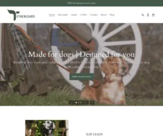 Tetherleads.uk(Luxury Leather Dog Leads & Collars) Screenshot