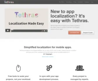 Tethras.com(App Translation Services) Screenshot