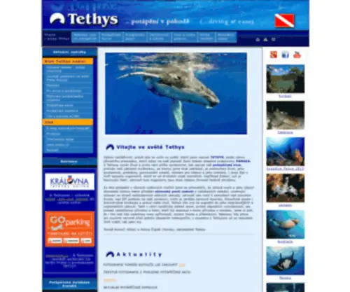 Tethys.cz(Potápění v pohodě) Screenshot