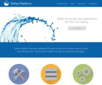 Tethysplatform.org(Tethys Platform) Screenshot