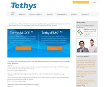 Tethystech.com(Trade Execution Platform) Screenshot