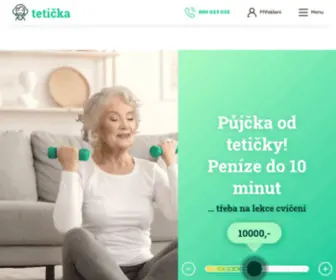 Teticka.cz(Pujcka) Screenshot