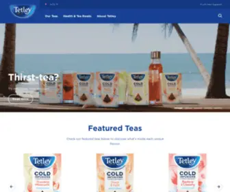 Tetley.com.au(Tetley Tea Australia) Screenshot