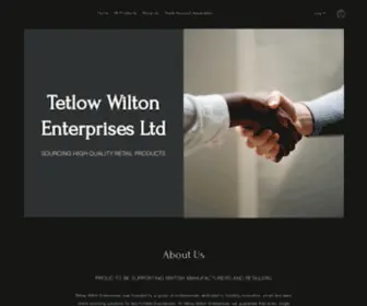 Tetlowiltonenterprisesltd.co.uk(Tetlow Wilton Enterprises Ltd) Screenshot