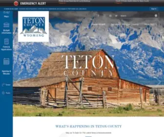 Tetonwyo.org(Teton County) Screenshot