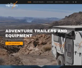 Tetonx.com(Adventure Trailers) Screenshot
