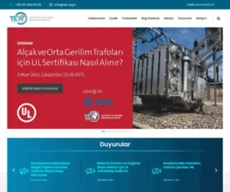 Tet.org.tr(Elektrik ve Elektronik İhracatçıları Birliği) Screenshot