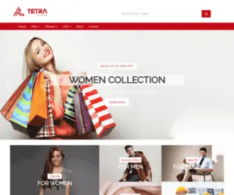 Tetraclothing.com(Tetra clothing) Screenshot