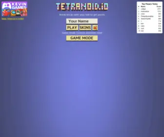 Tetranoid.io(Play online) Screenshot